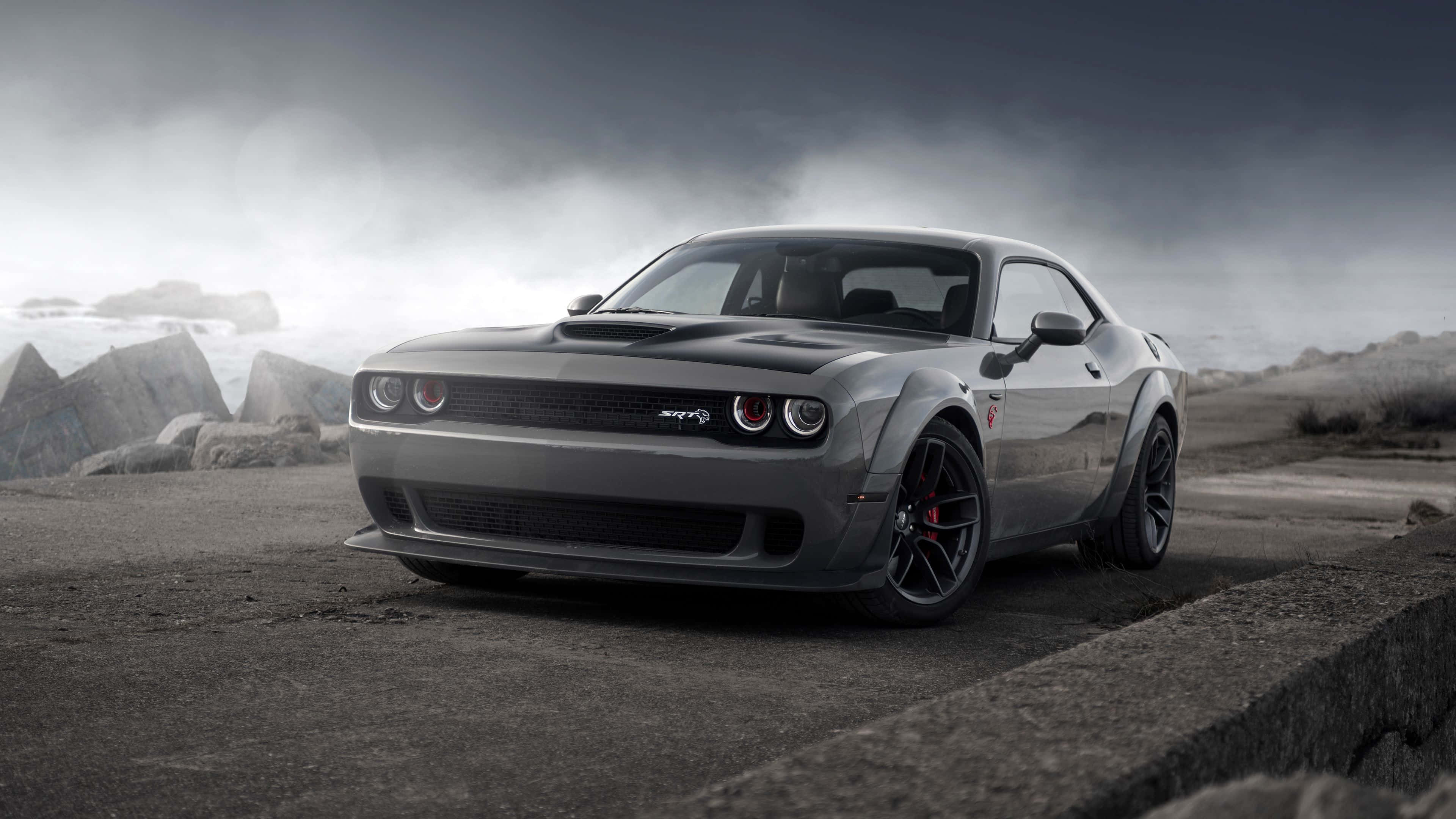 Bringing Style And Power To The Streets With The Dodge Hellcat Wallpaper