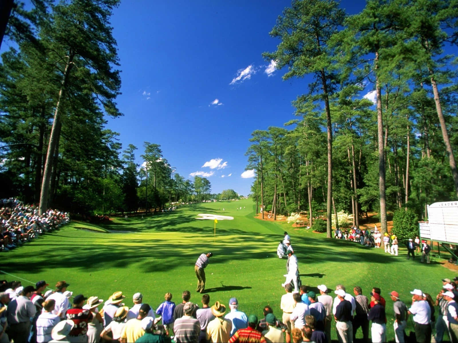 Briny Baird In Full Swing During A Professional Golf Tournament Wallpaper