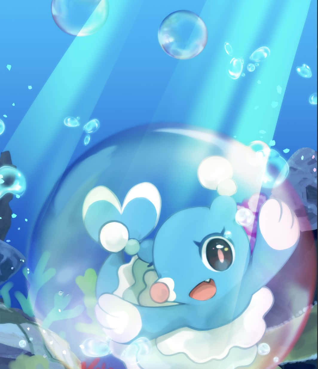 Brionne In A Bubble Wallpaper