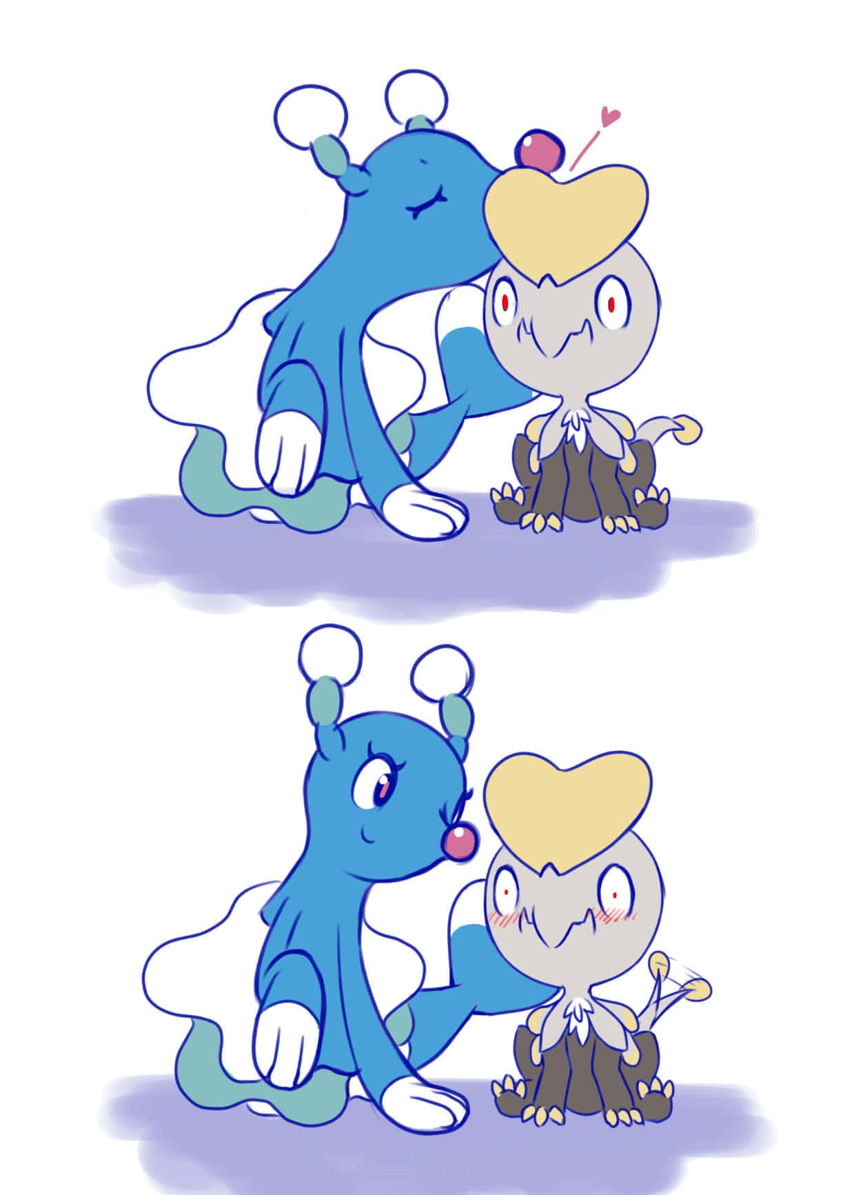 Brionne Smooching Jangmo-o Wallpaper