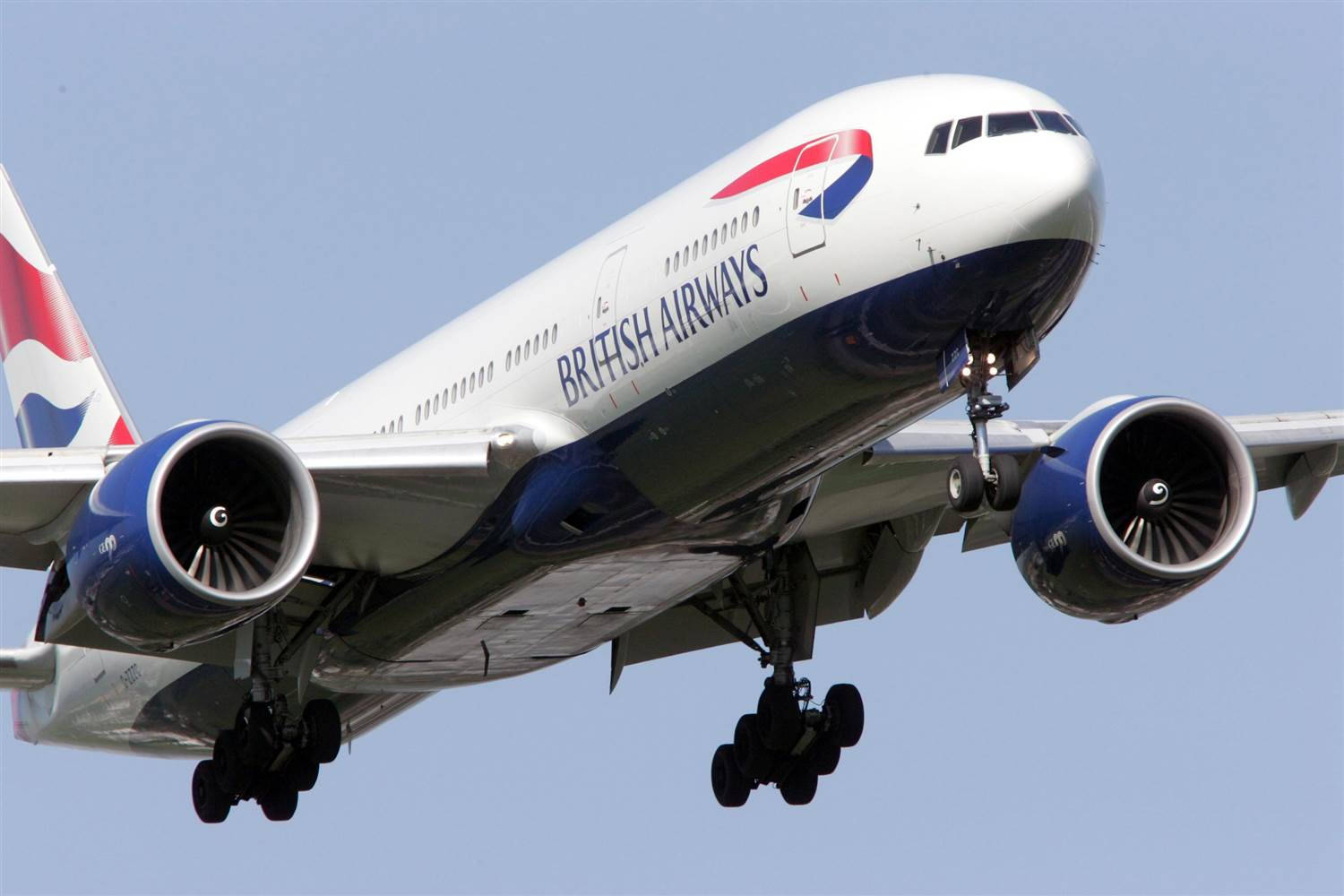 British Airways Airplane Ascending Close Up Wallpaper