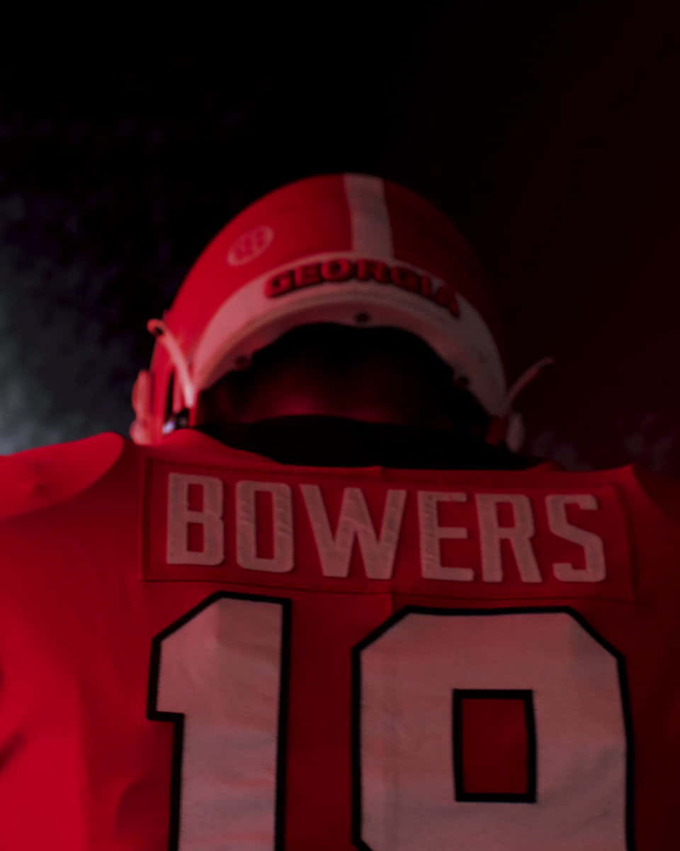 Brock Bowers Georgia Football Jersey Wallpaper