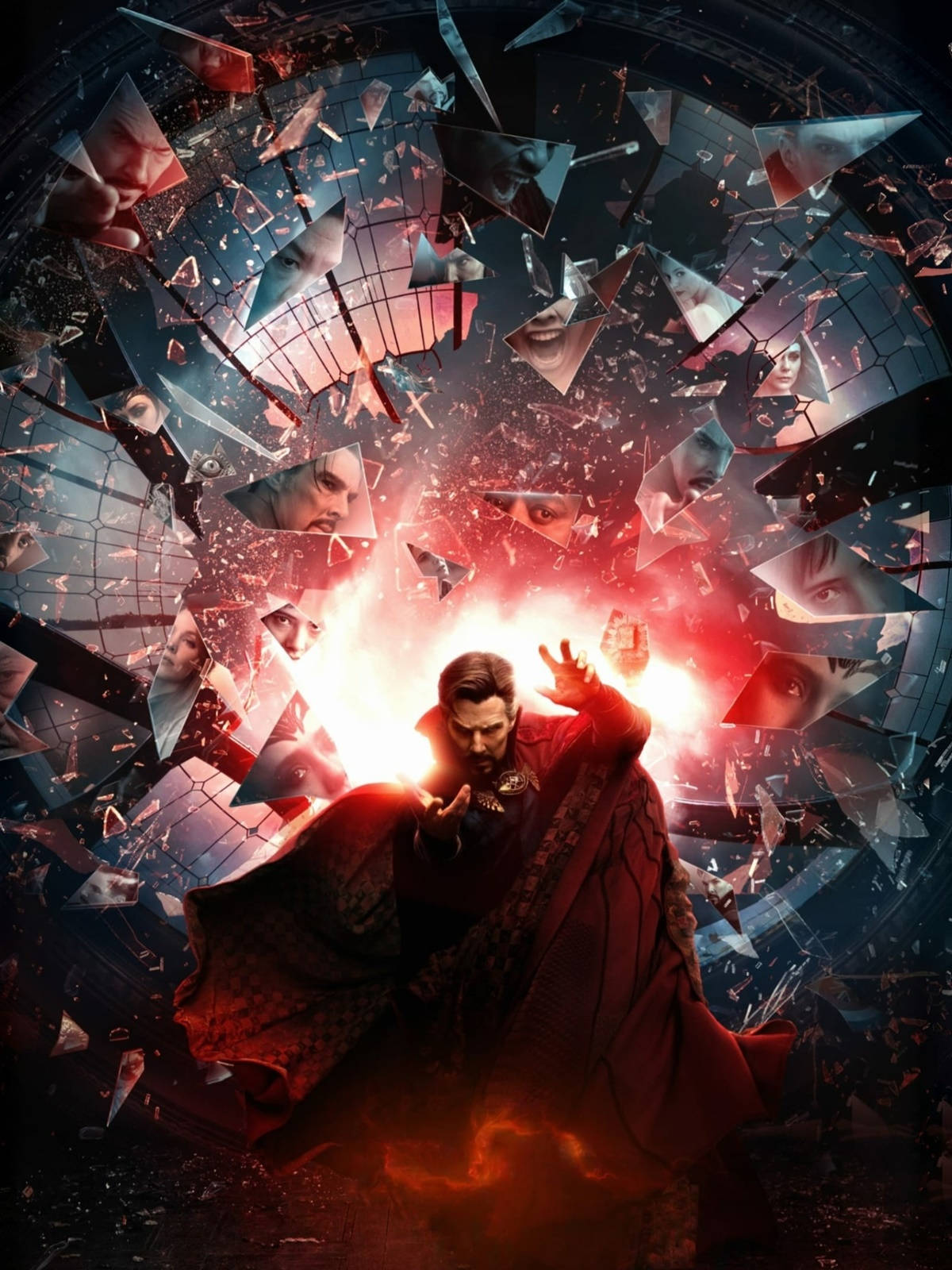 Broken Glass Superhero Film Doctor Strange Wallpaper