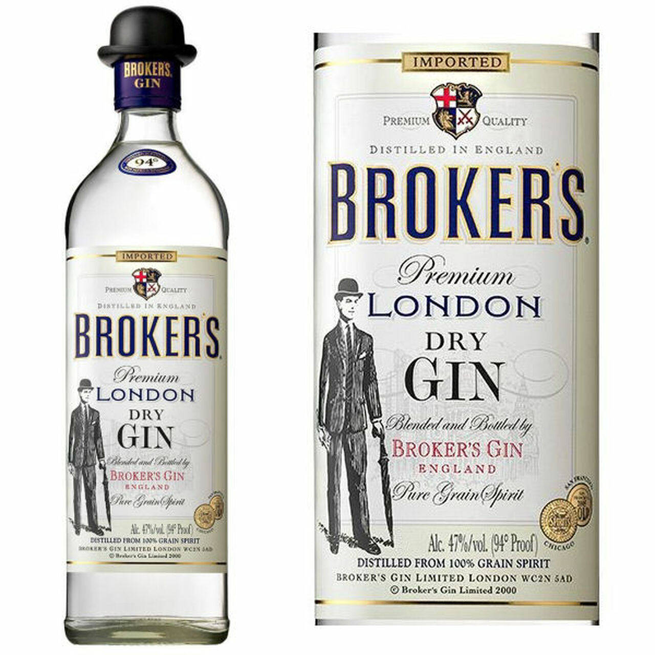 Brokers Gin Brand Sticker Wallpaper