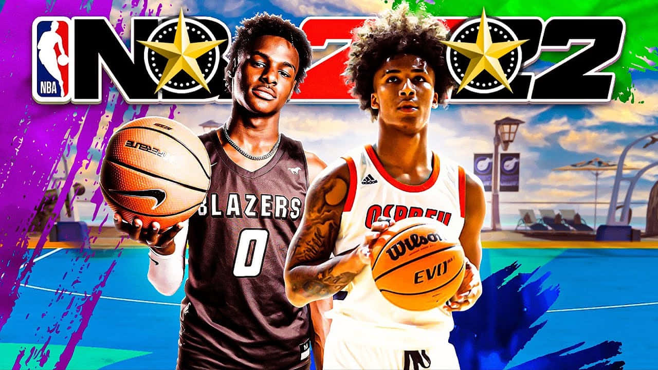 Bronny James And Anfernee Simons Wallpaper