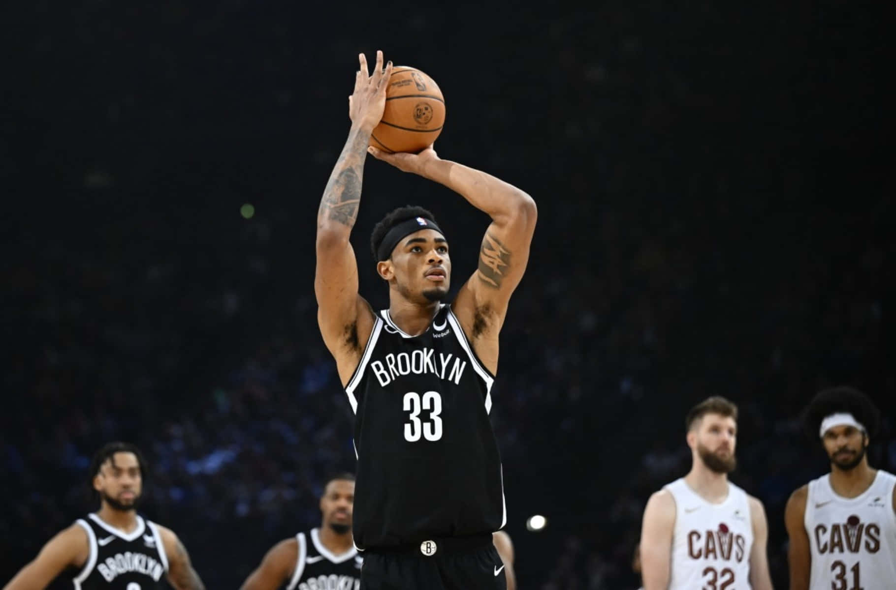 Brooklyn Nets Player Free Throw Wallpaper