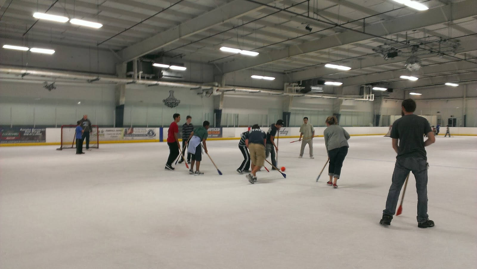 Broomball Sports Random People Wallpaper