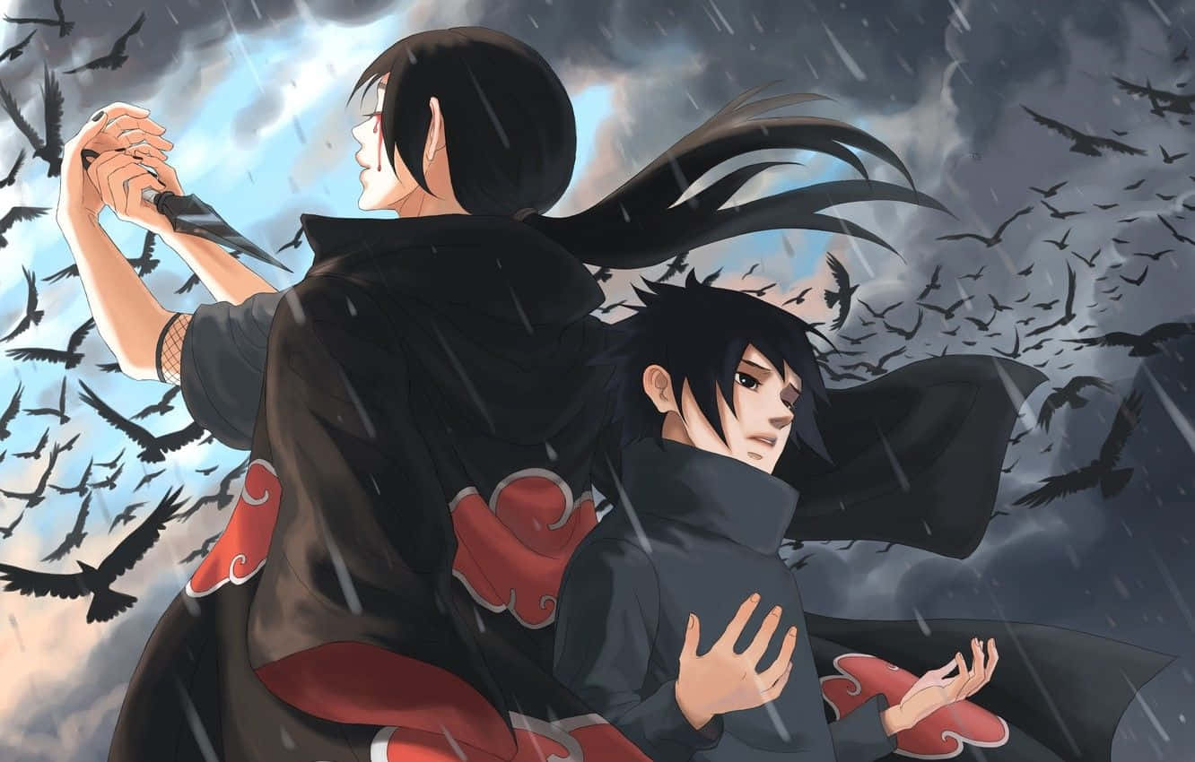 Brothers In Arms: Sasuke & Itachi Wallpaper