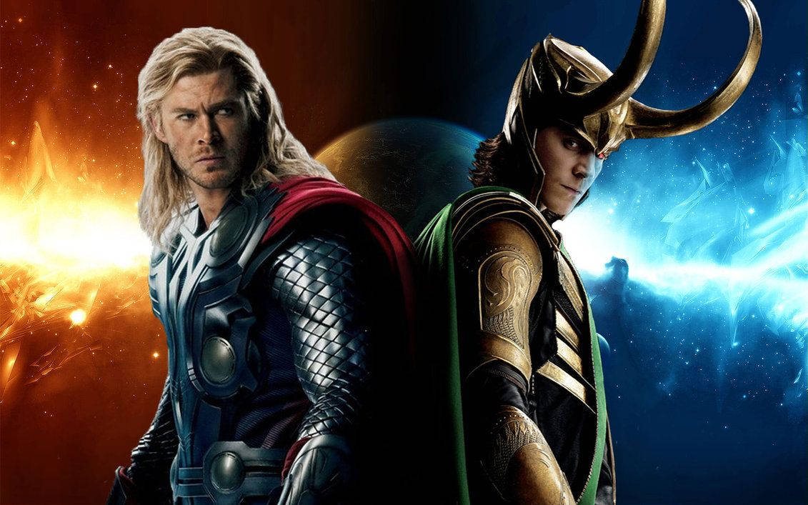 Brothers United - Thor And Loki Wallpaper