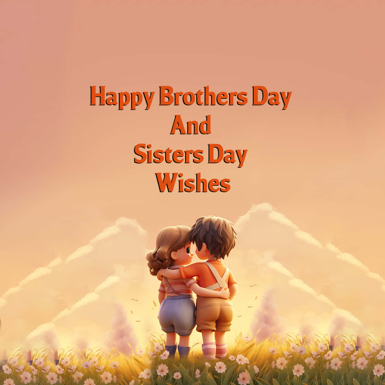 Brothersand Sisters Day Celebration Wallpaper