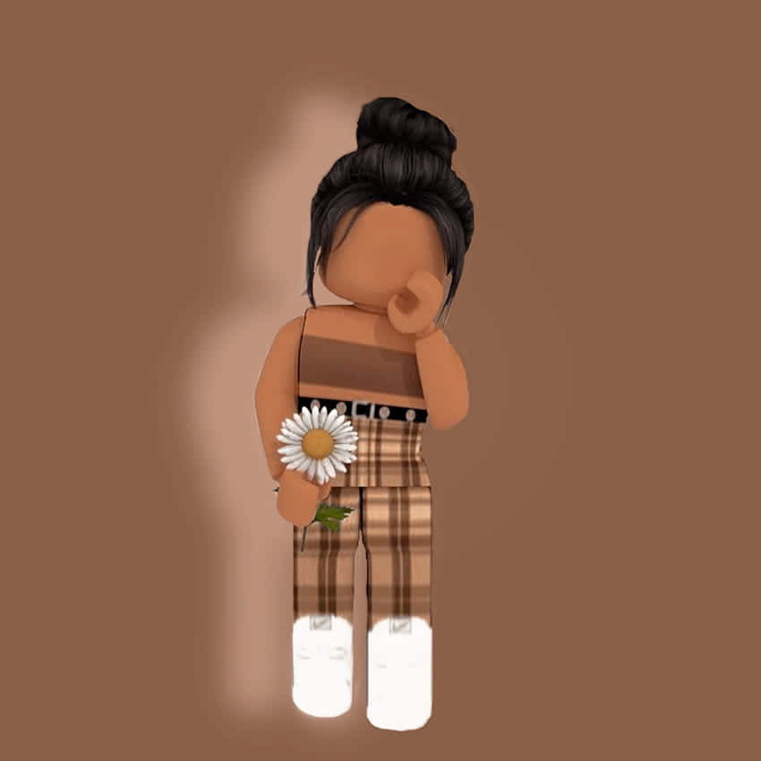 Brown Aesthetic Roblox Pfp Wallpaper