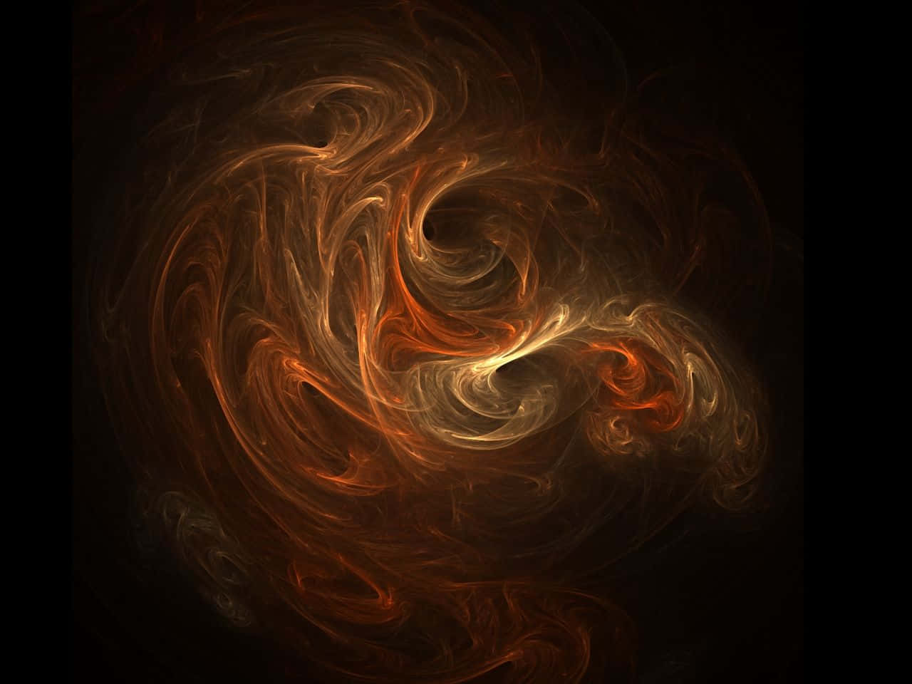 Brown Caramel Swirls Wallpaper