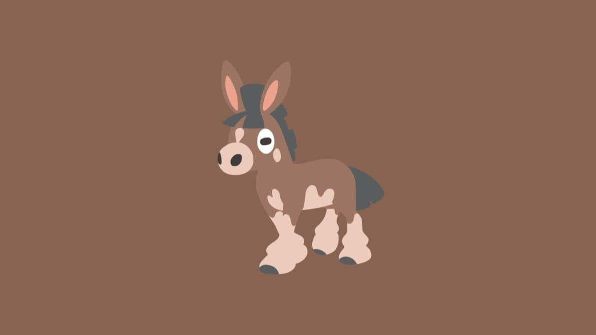 Brown Digital Illustration Of Mudbray Wallpaper