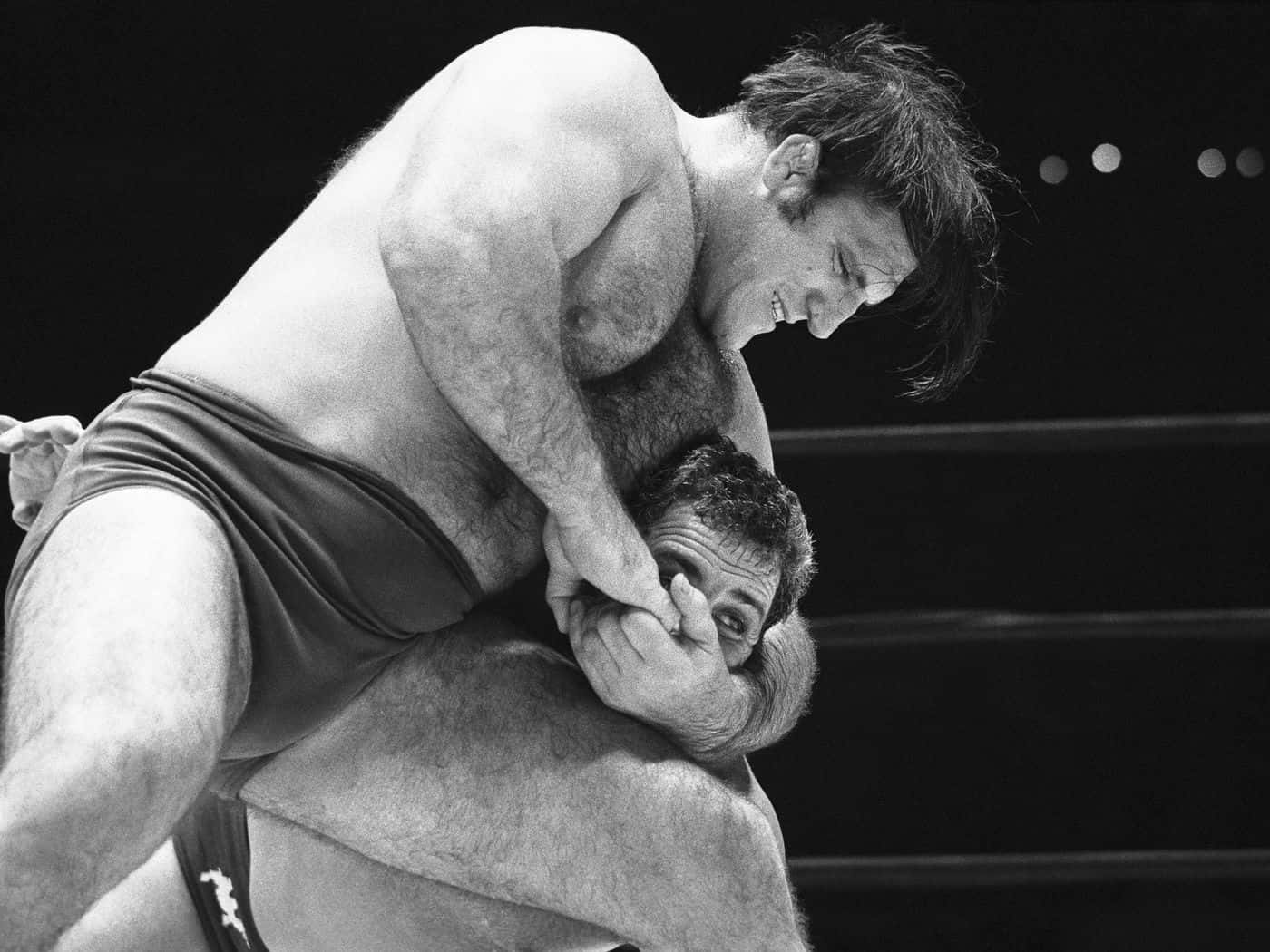 Bruno Sammartino Vintage Wrestling Match Wallpaper