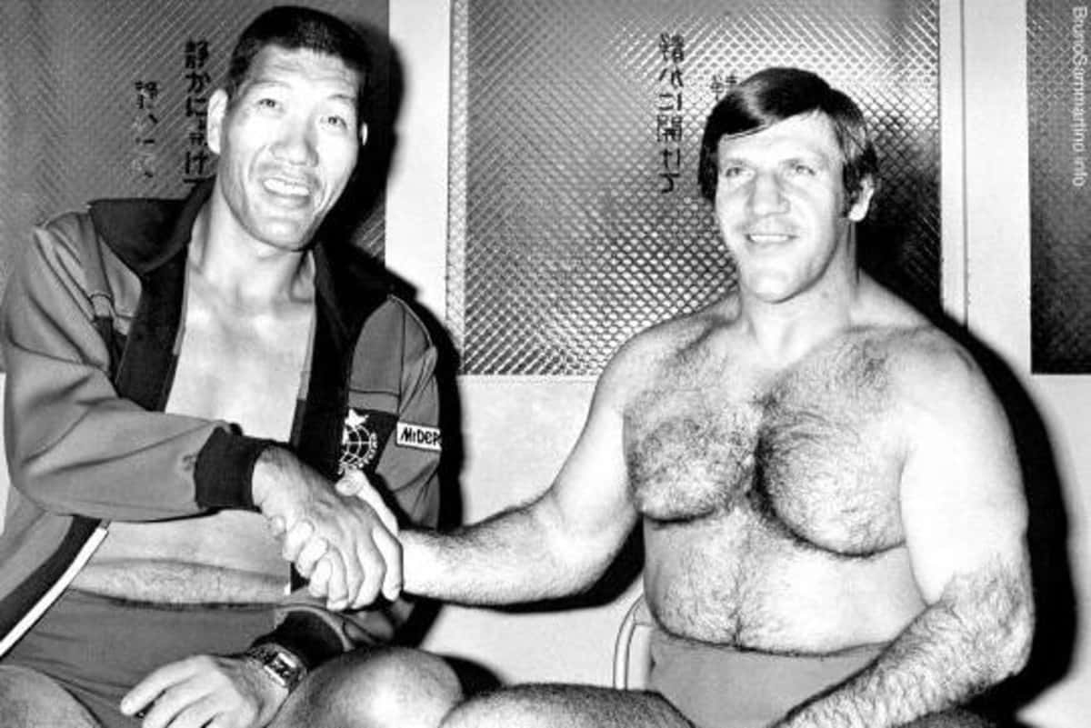 Bruno Sammartino With Giant Baba Wallpaper