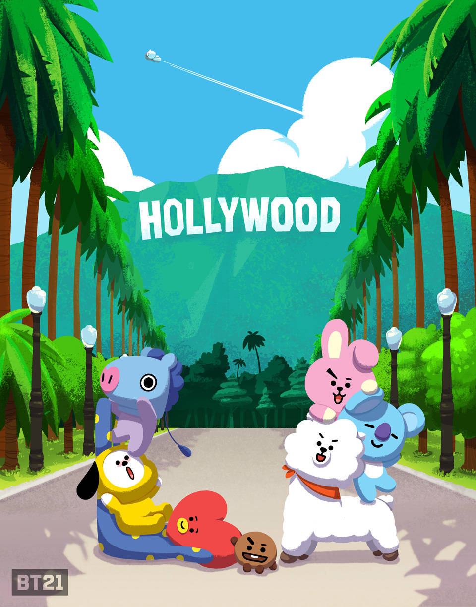 Bt21 Dreams Of Global Fame! Wallpaper