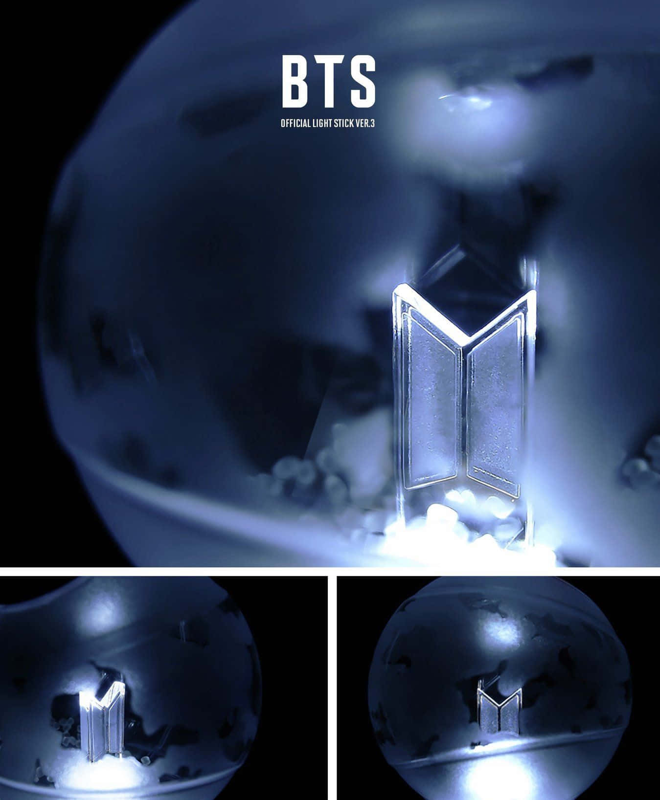 Bts Army Bomb Waving In Action At A Sold-out Concert Wallpaper