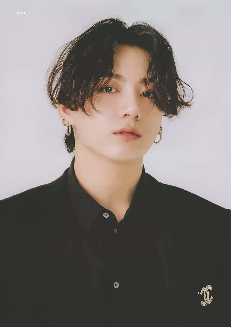 Bts Jungkook With Long Hair Wallpaper