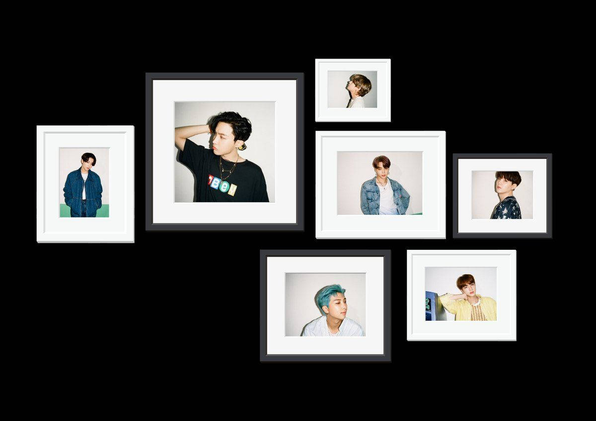 Bts Polaroid Desktop Wallpaper Wallpaper