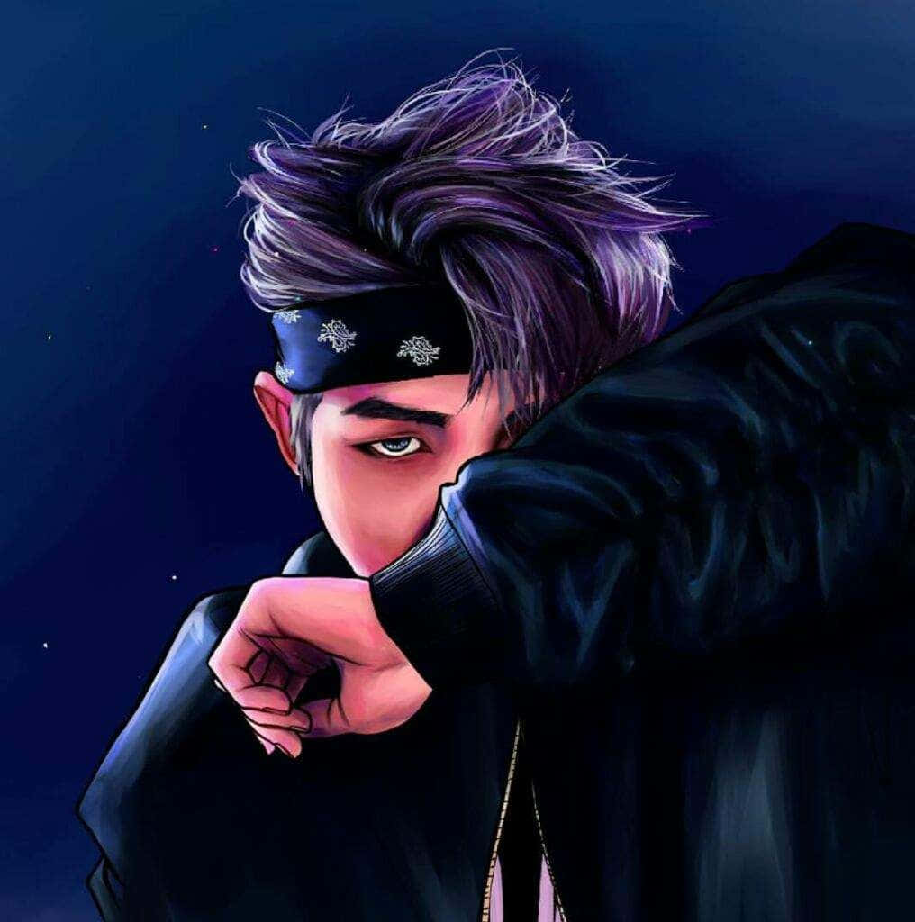 Bts Rap Monster Performing On Stage Wallpaper