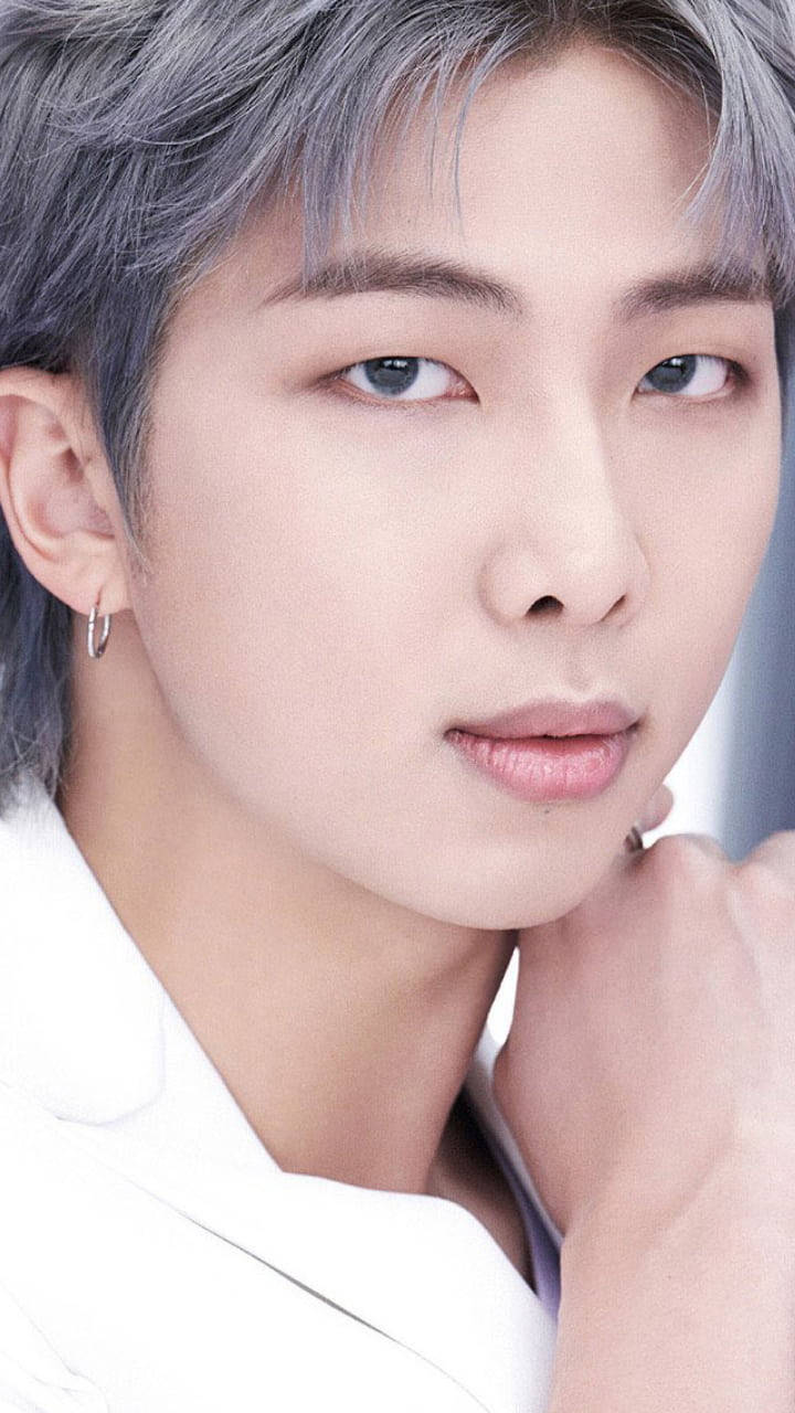 Bts Rm Cute Close Up Wallpaper