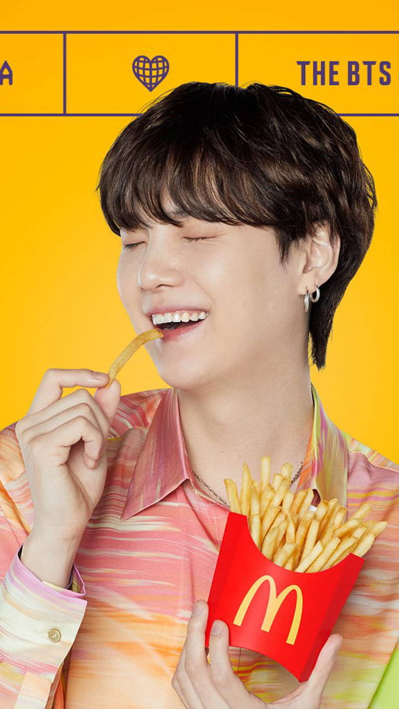 Bts Suga For Mcdonald's Wallpaper