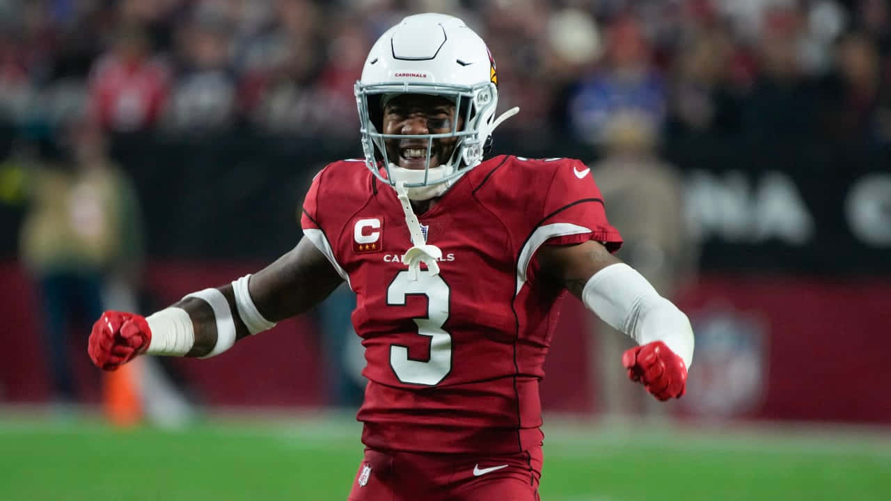 Budda Baker Arizona Cardinals Celebration Wallpaper