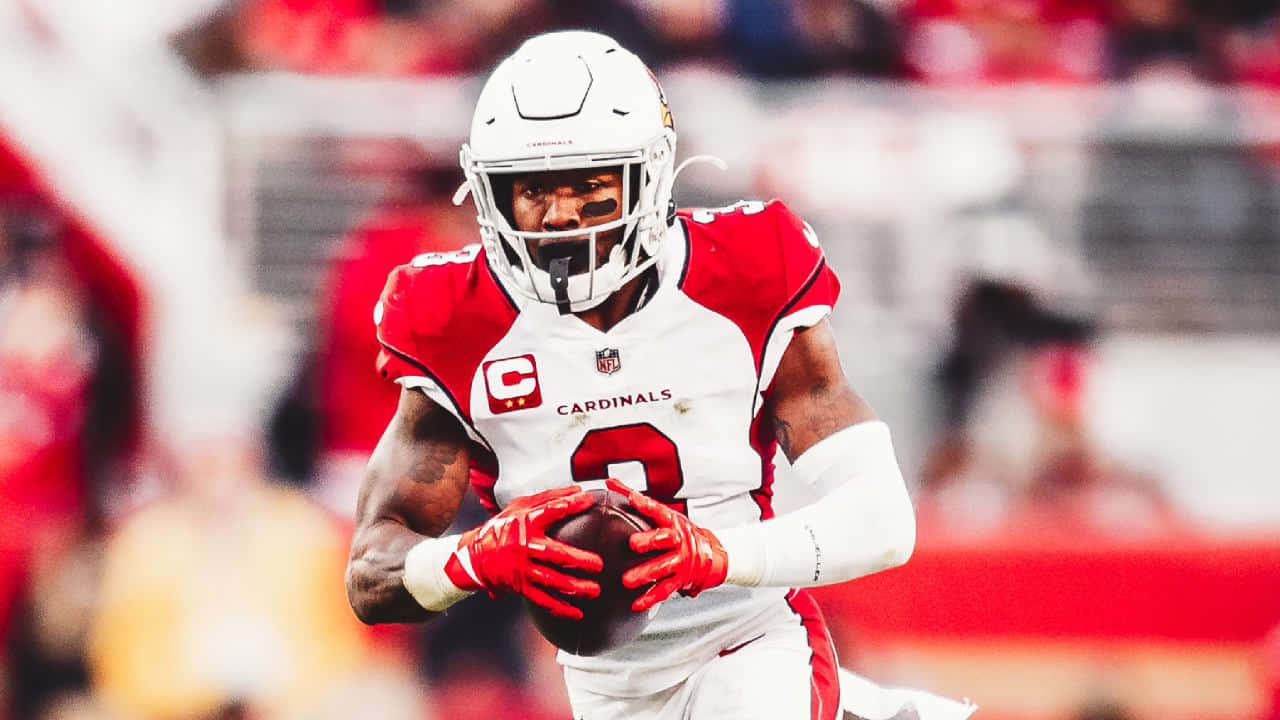 Budda Baker Cardinals Game Action Wallpaper