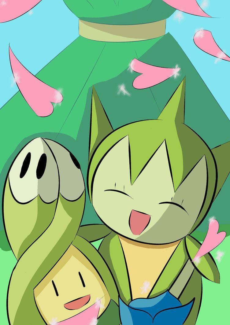 Budew With Roselia Wallpaper