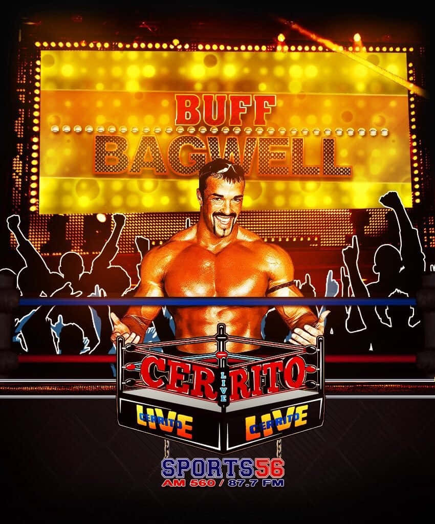 Buff Bagwell Live Wrestling Digital Art Ad Wallpaper