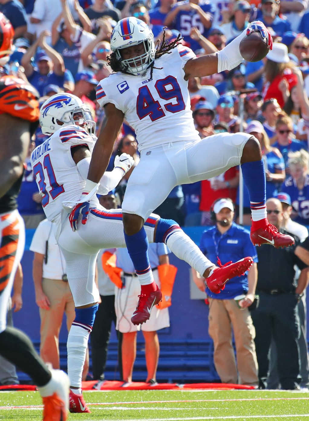 Buffalo Bills Celebration Jump Wallpaper