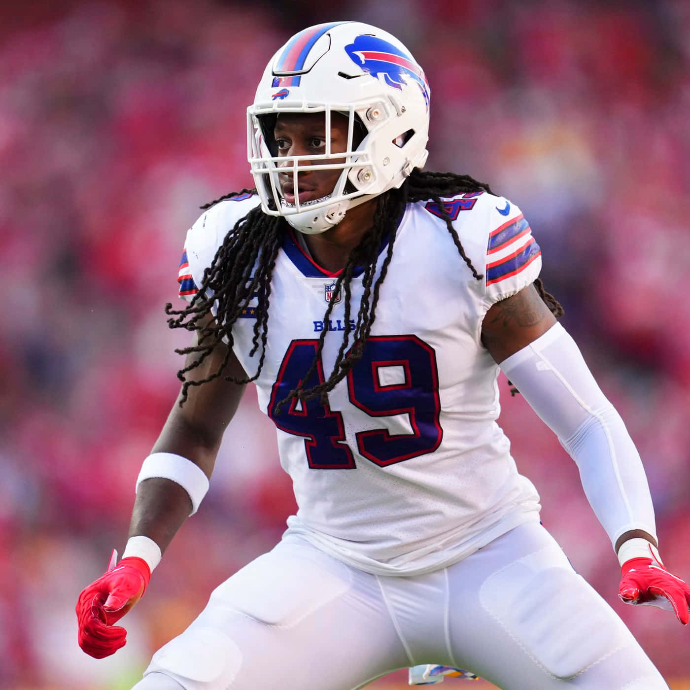 Buffalo Bills Linebacker Action Pose Wallpaper