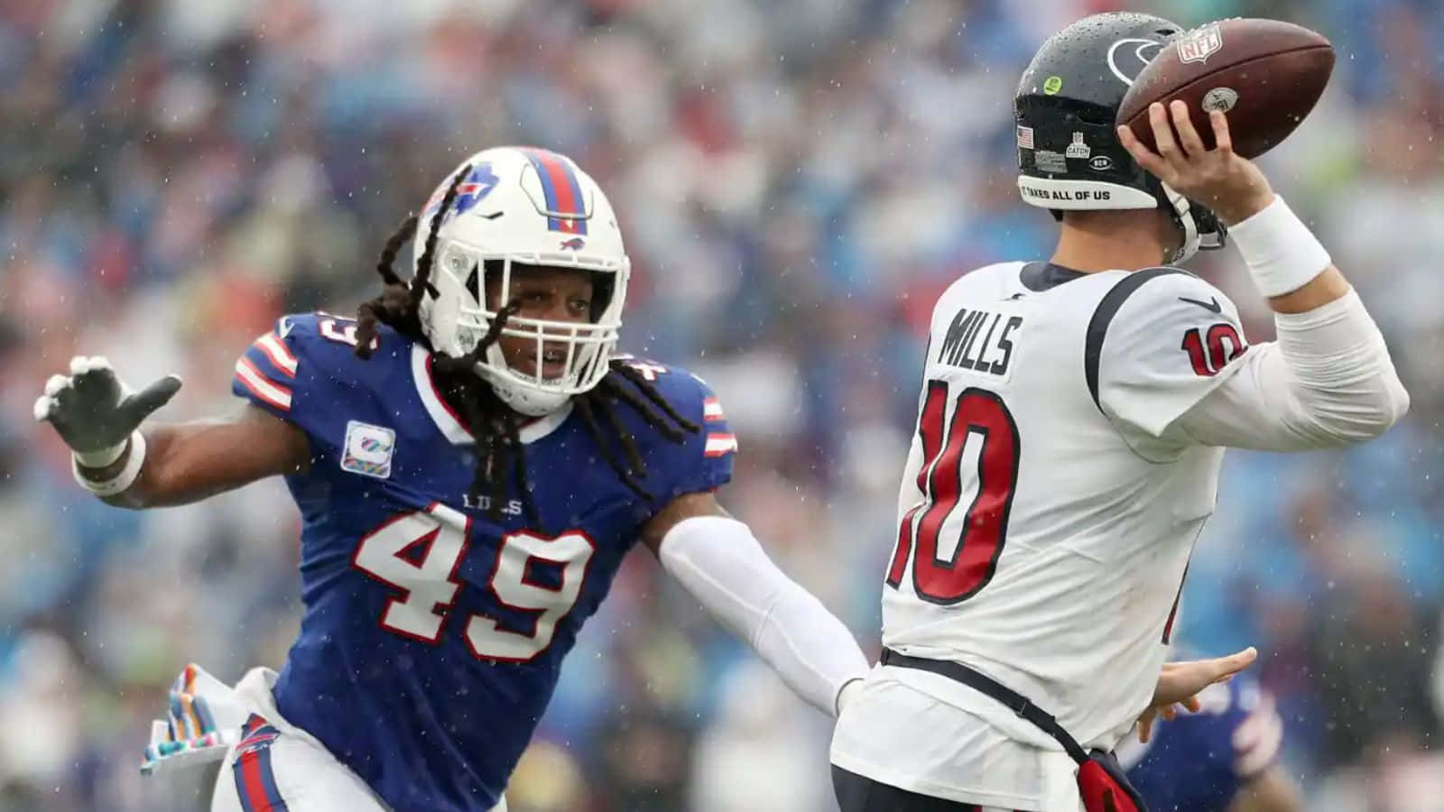 Buffalo Bills Linebacker Action Wallpaper