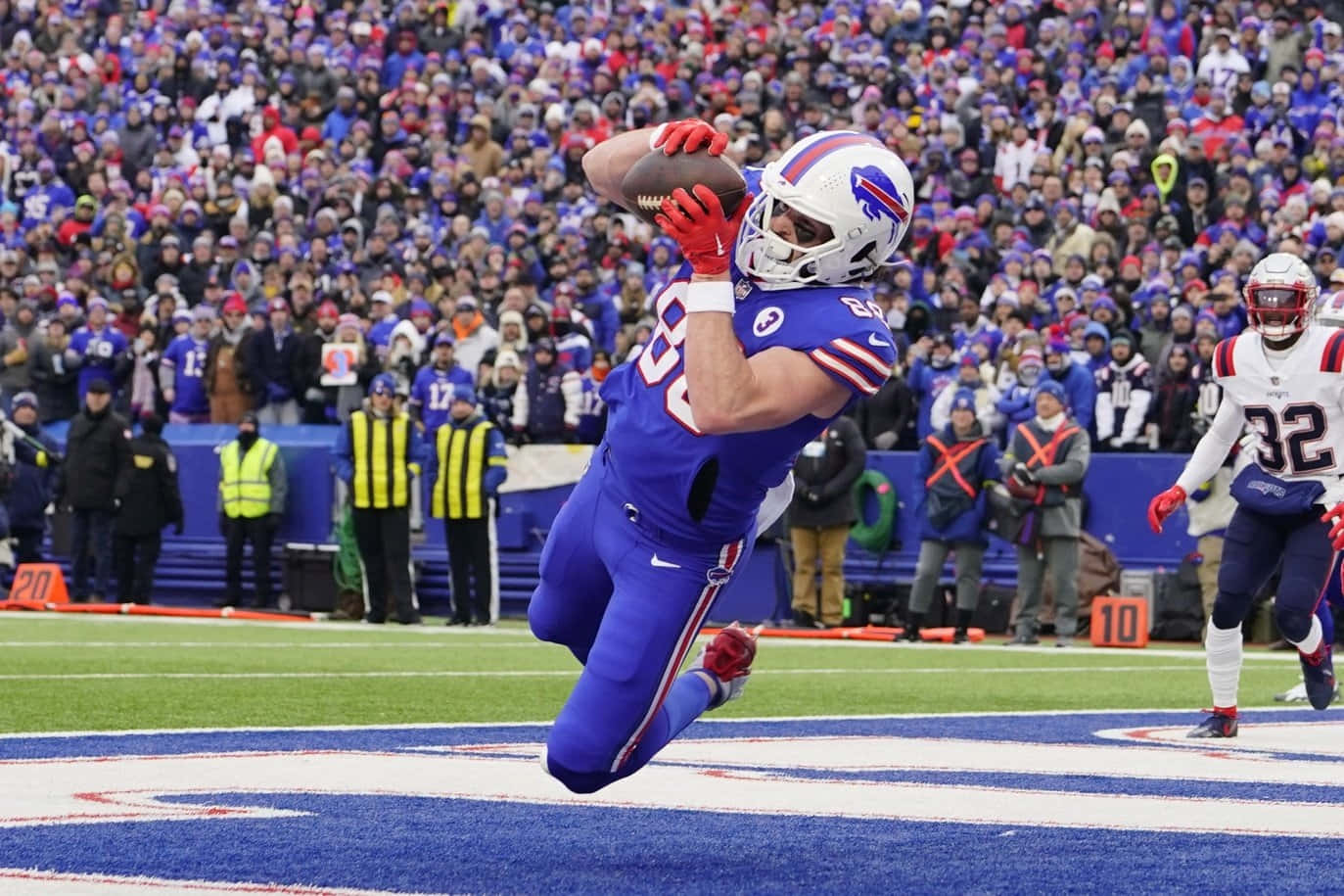 Buffalo Bills Tight End Catch Wallpaper