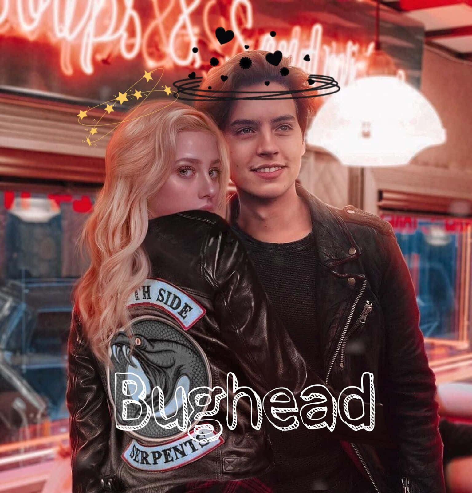 Bughead Fan Edit Riverdale Couple Wallpaper