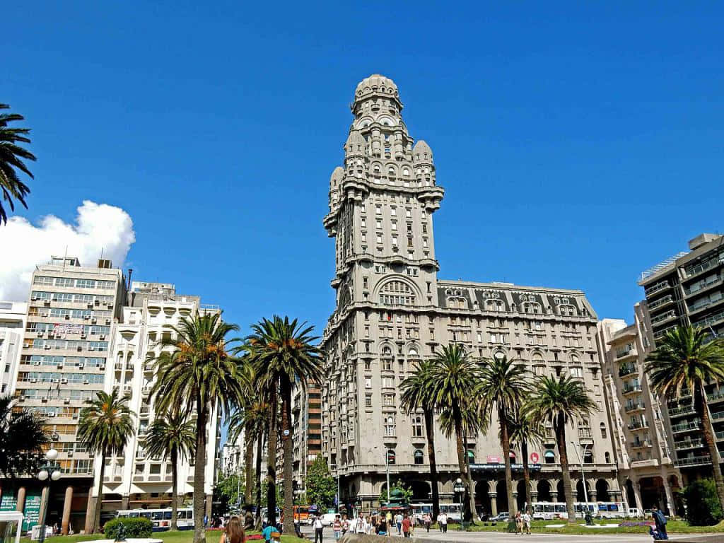 Buildings Around Palacio Salvo Wallpaper