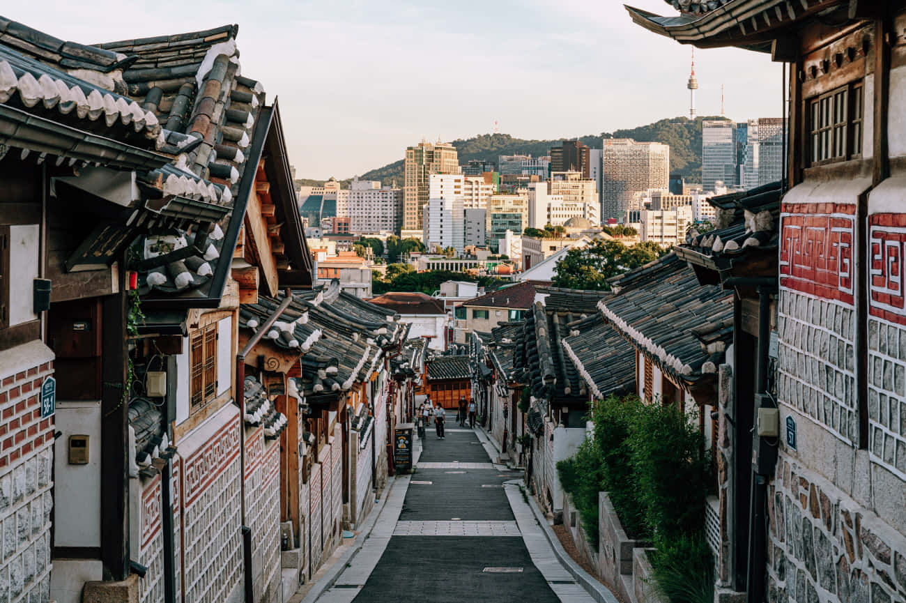 Bukchon Hanok Village Seoul Korea Wallpaper