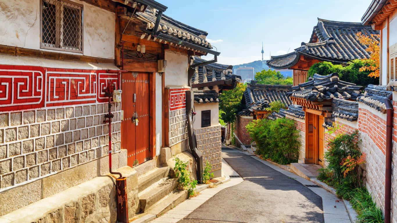 Bukchon Hanok Village Seoul Wallpaper