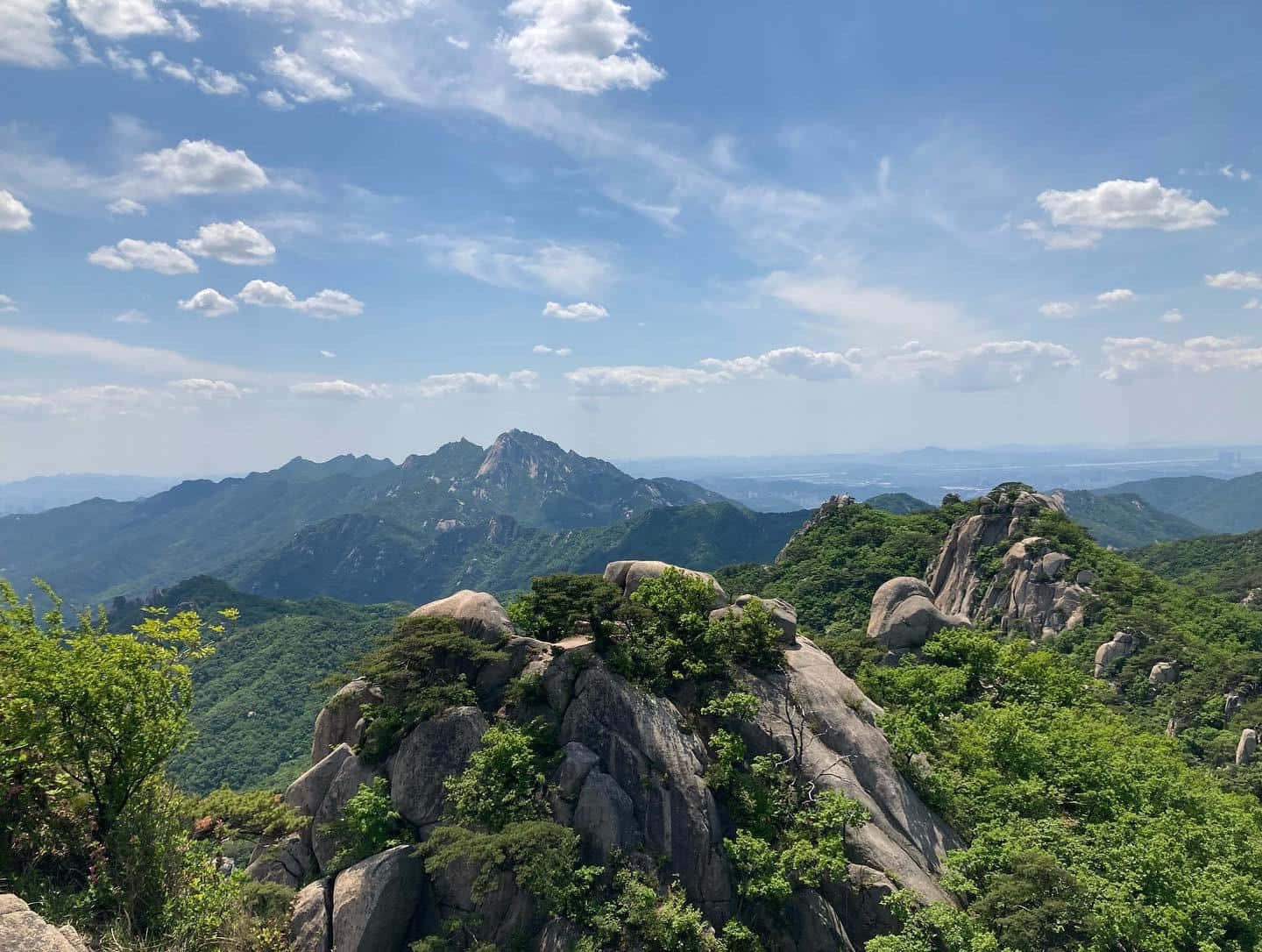 Bukhansan National Park Panoramic View Wallpaper