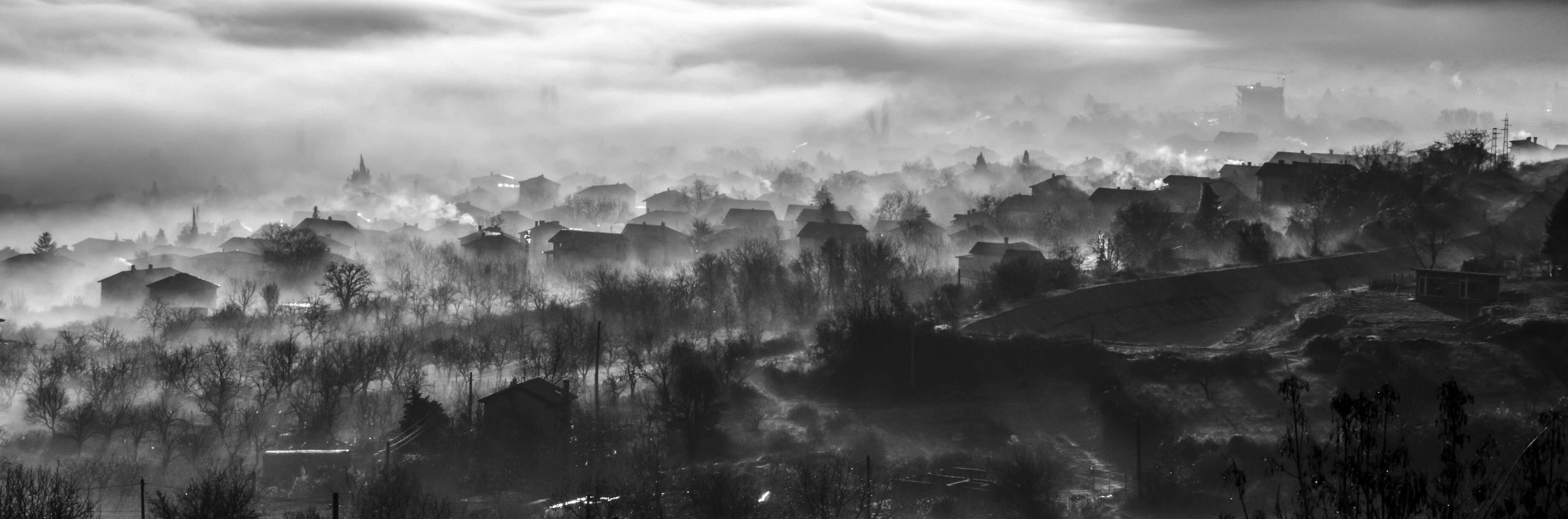 Bulgaria Town Mist Wallpaper