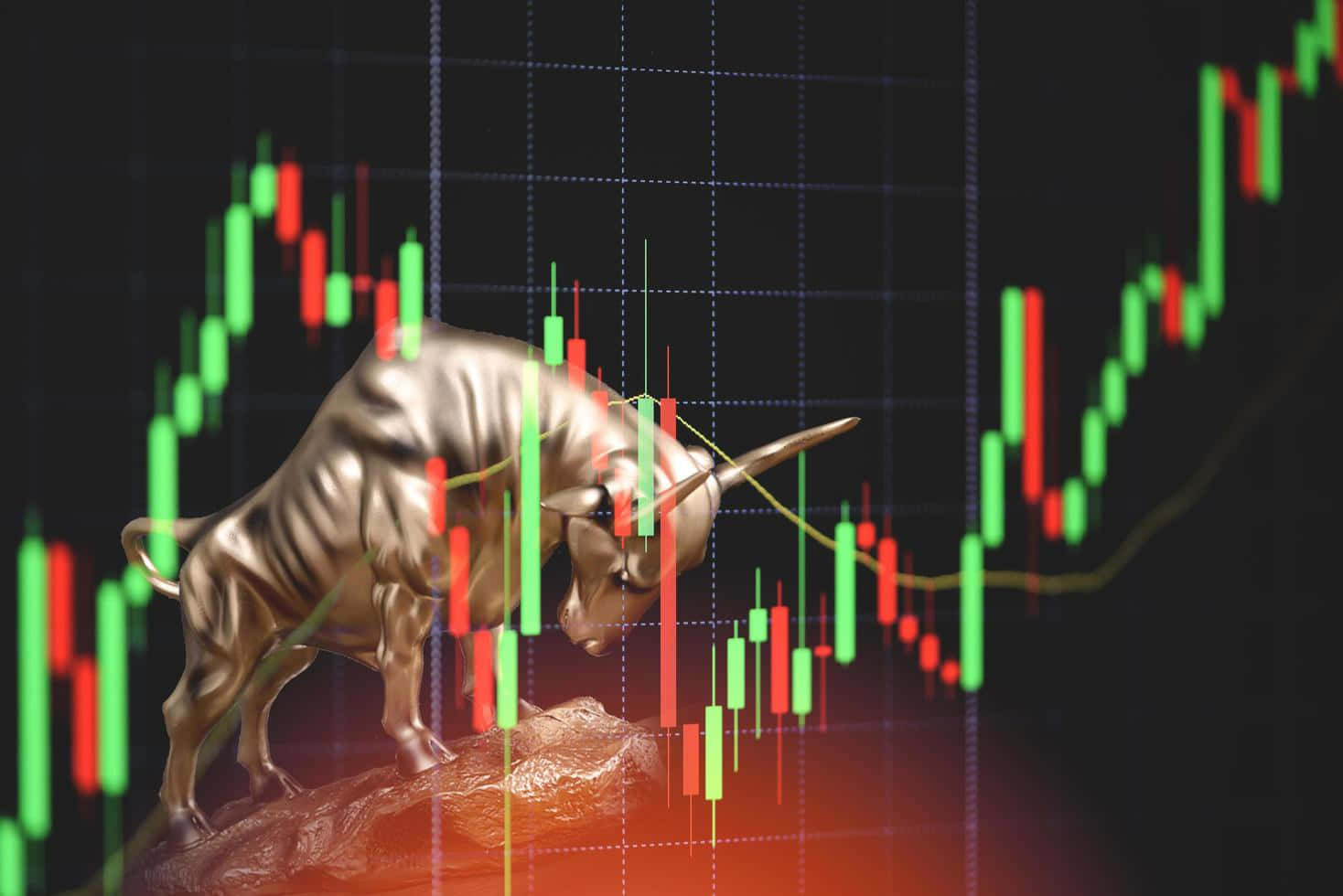 Bull Market Stock Exchange Rally Wallpaper