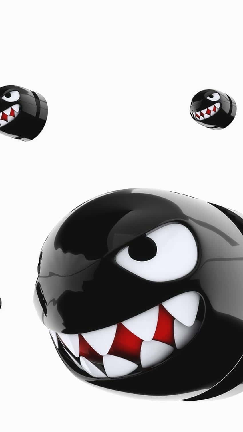 Bullet Bill Characters White Background Wallpaper