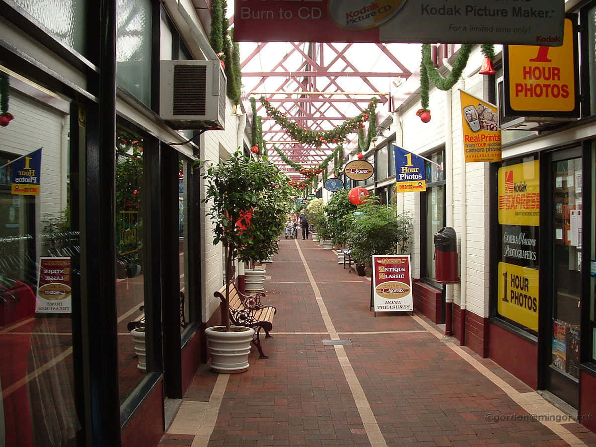 Bunbury_ Shopping_ Arcade Wallpaper