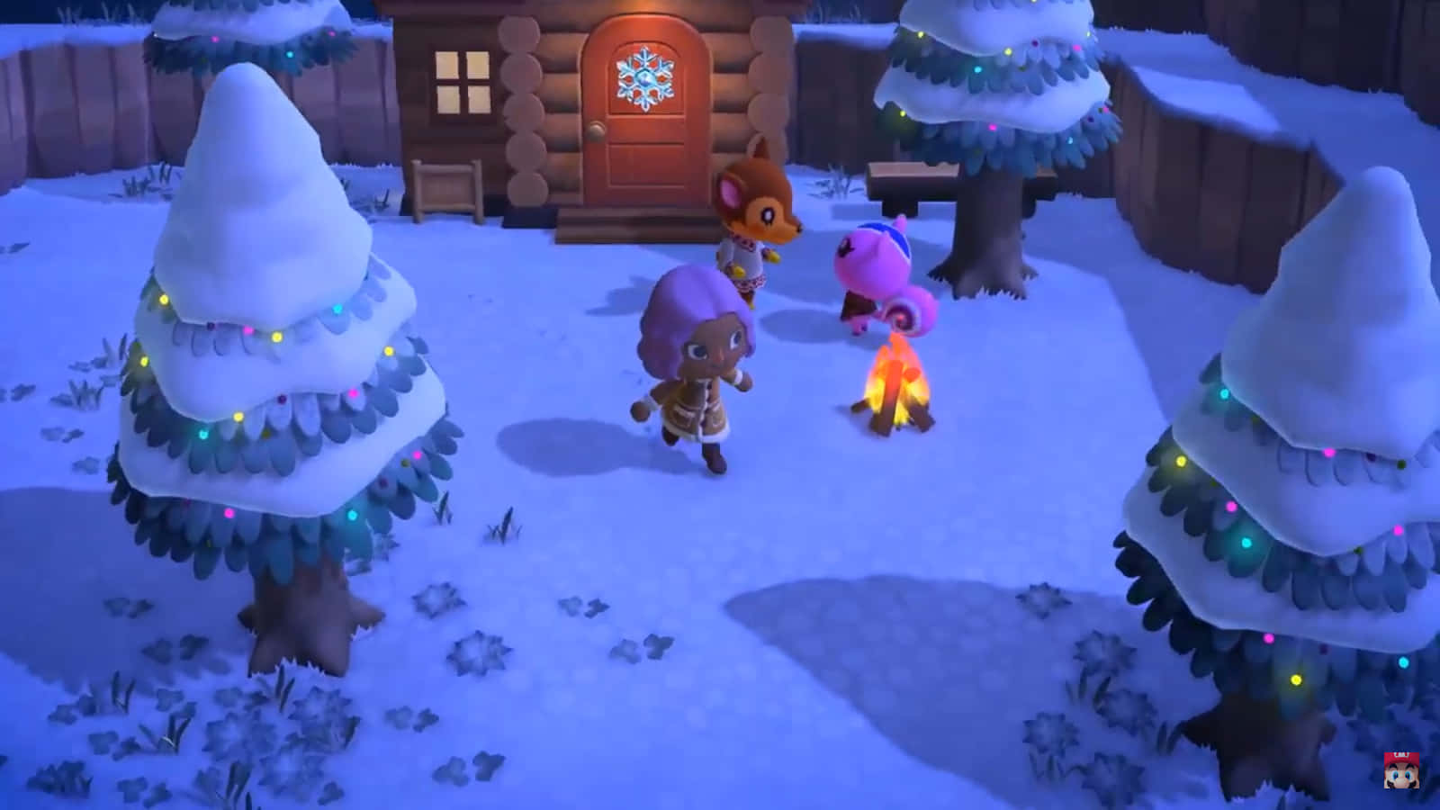 Bundle Up! Enjoy A Winter Wonderland In Animal Crossing Wallpaper