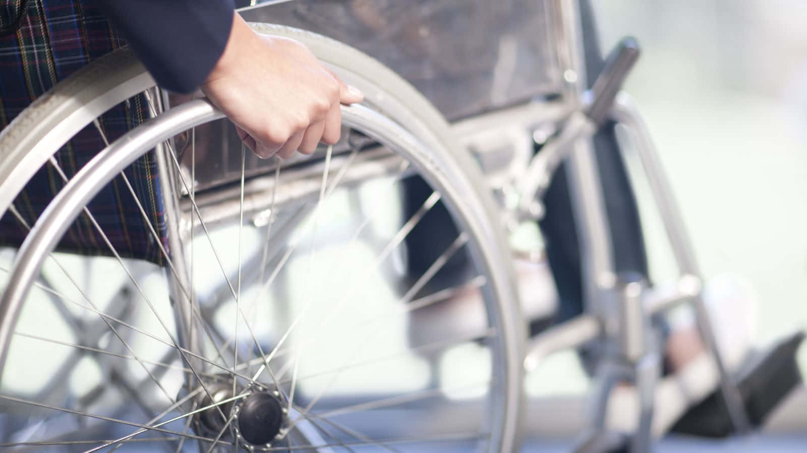 Businessmanin Wheelchair Wallpaper