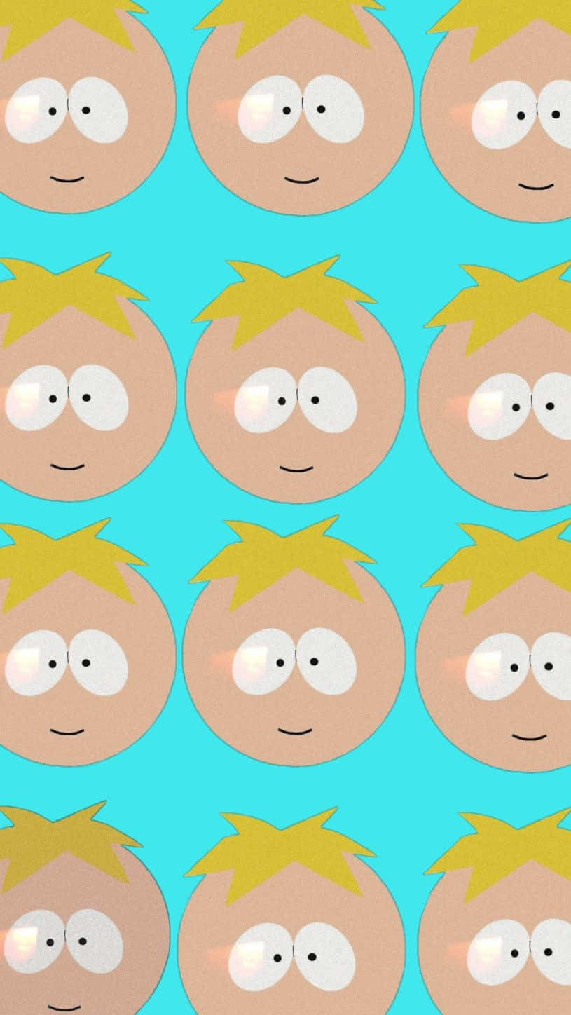 Butters Stotch Pattern Wallpaper Wallpaper