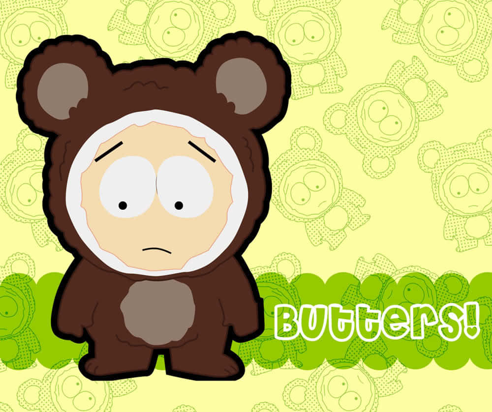 Buttersin Bear Costume Wallpaper