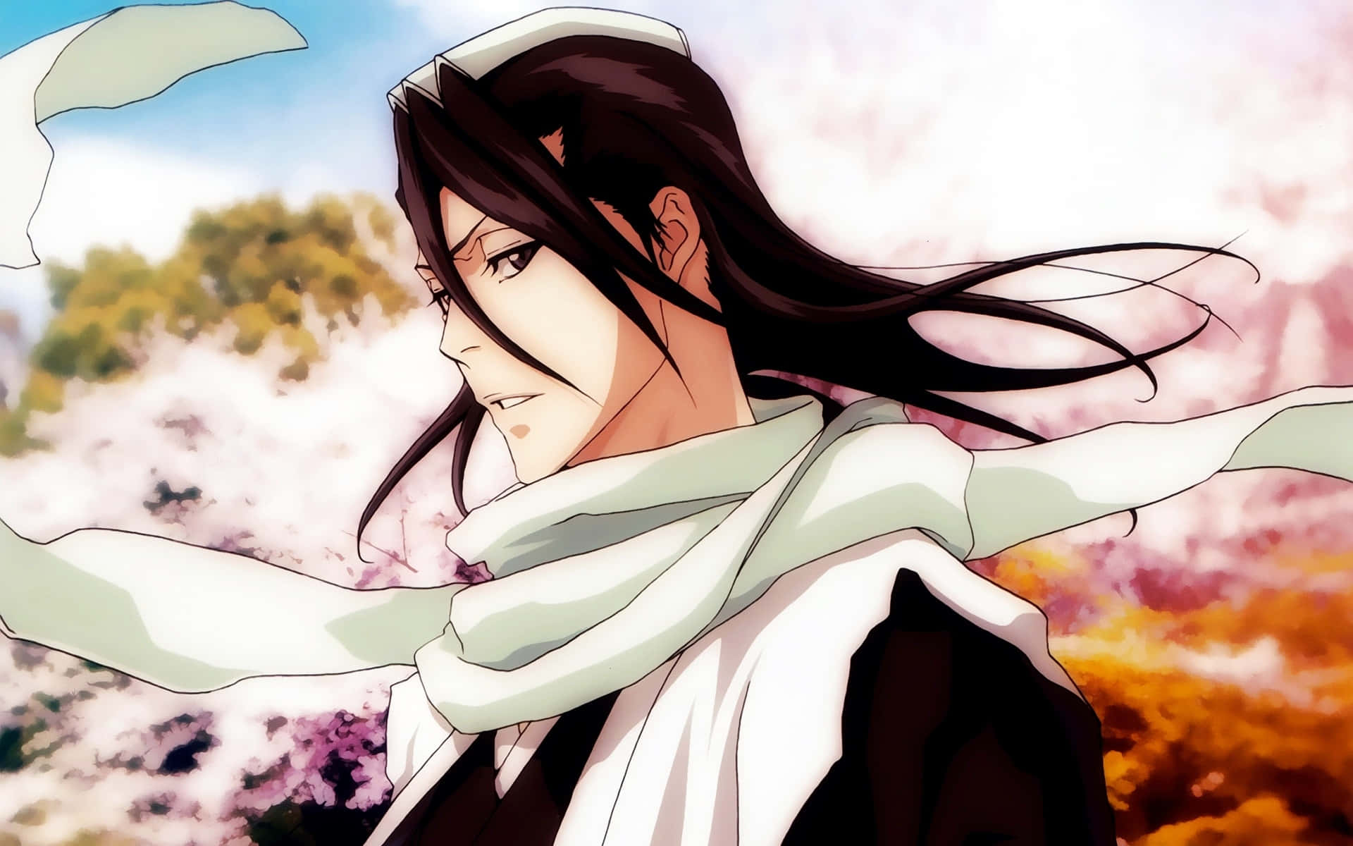 Byakuya Kuchiki, Captain Of The 6th Division In The Gotei 13 Wallpaper