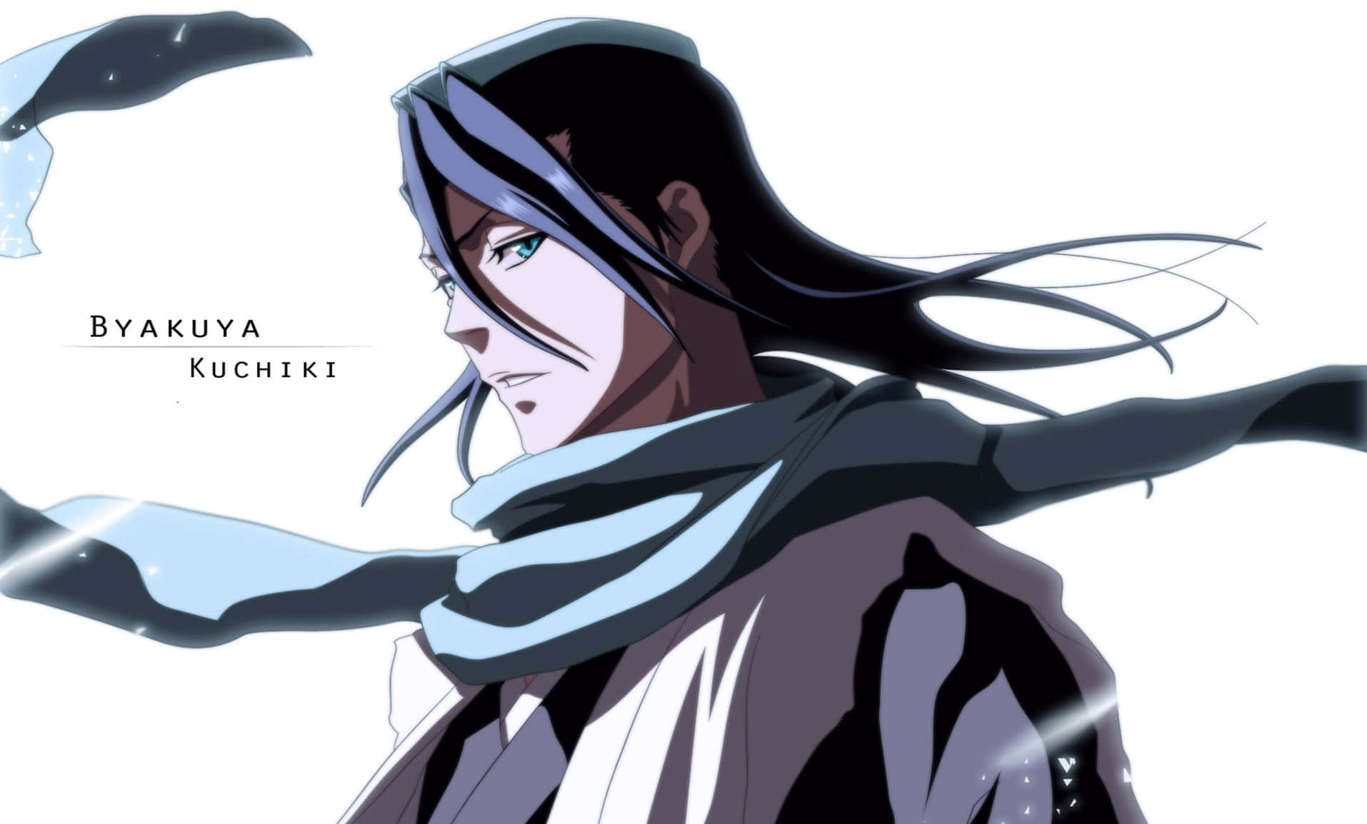 Byakuya Kuchiki, Captain Of The 6th Division In The Gotei 13 Of Bleach Wallpaper