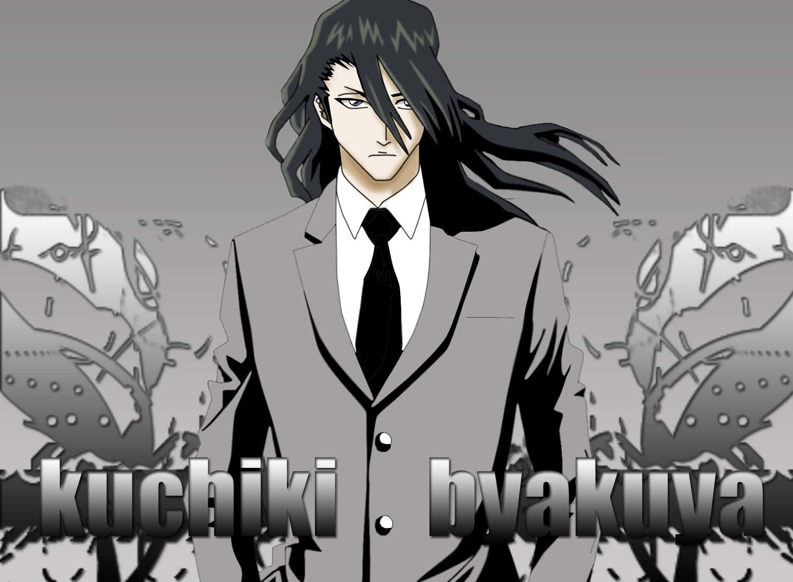 Byakuya Kuchiki Facing Down His Enemies Wallpaper